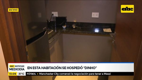 La habitación en la que Ronaldinho cumplió la prisión domiciliaria - ABC Noticias - ABC Color