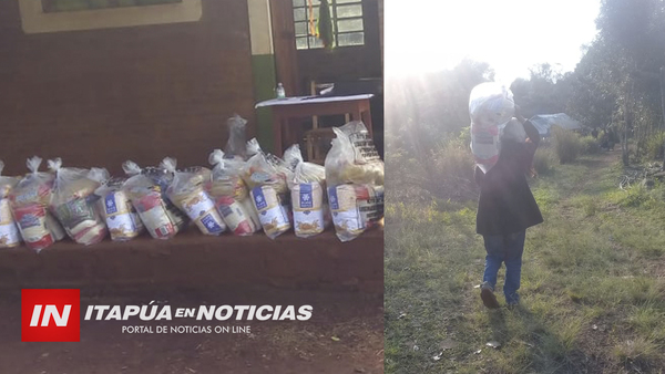 ENTREGAN KITS DE VÍVERES A TRAVÉS DEL PROGRAMA ABRAZO EN GUAVIRAMÍ