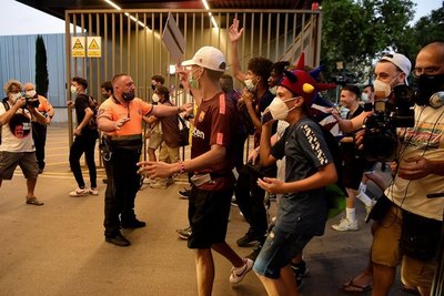 El Barcelona, conmocionado con la ida de Messi