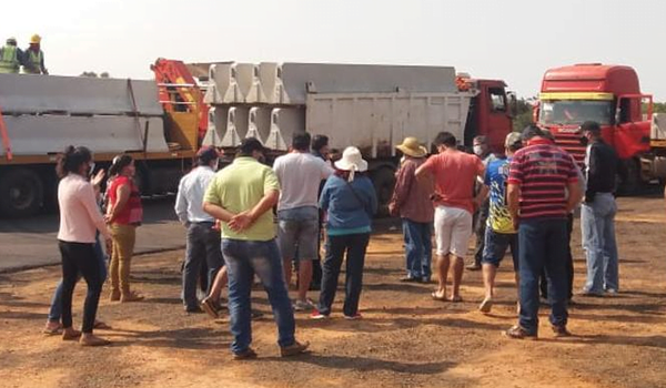 Manifestación en San José de los Arroyos - Noticiero Paraguay