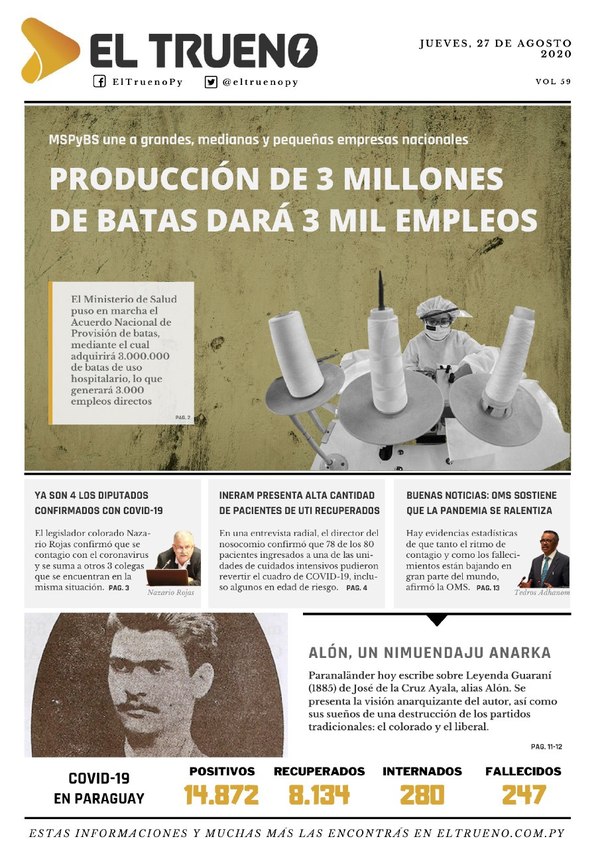 E-paper 27 de Agosto 2020 - El Trueno