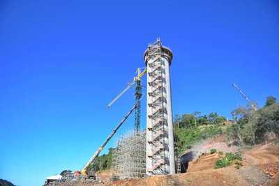 “BROTAN” los pilares del Segundo Puente en el lado PARAGUAYO