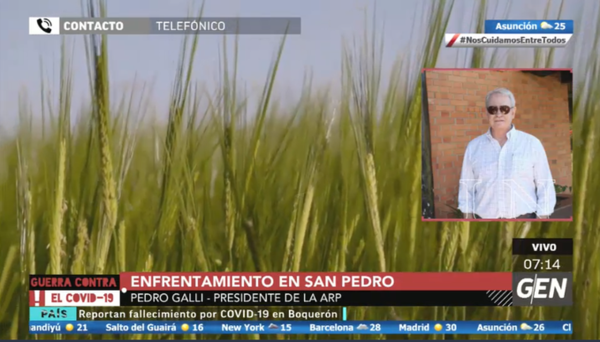 HOY / Fallecimiento de un productor tras enfrentamiento con supuestos sin tierras, en San Pedro