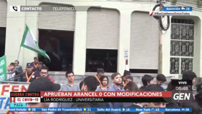 HOY / Lía Rodríguez, estudiante universitaria, sobre el proyecto de Arancel Cero que se encuentra aún en estudio