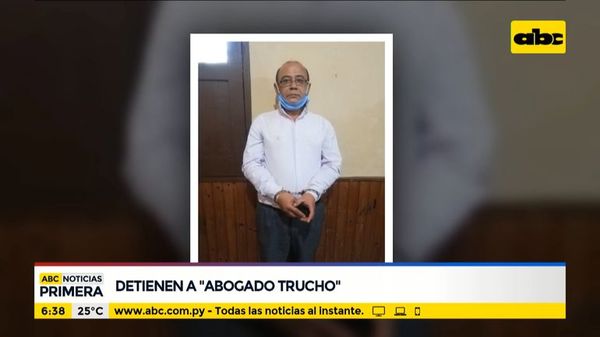 Detienen a hombre que se hacía pasar por abogado - ABC Noticias - ABC Color