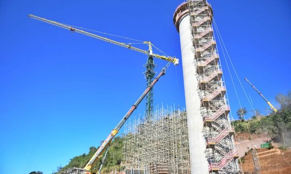 Concluye la columna norte de la torre principal del Puente de la Integración – Diario TNPRESS