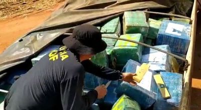 Brasil: DOF incauta más de 33 mil kilos de marihuana a menos de 100 km de Pedro Juan Caballero