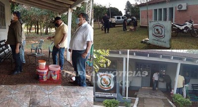 MEJORAN FACHADA DE COMISARÍAS 32 Y 45 DE SAN COSME Y DAMIÁN.