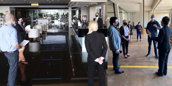 VERIFICAN CUMPLIMIENTO DE PROTOCOLOS SANITARIOS EN HOTELES SALUD