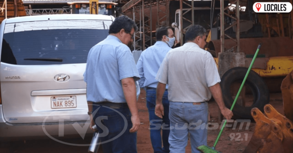 Concejales verifican maquinarias de la Municipalidad de Encarnación