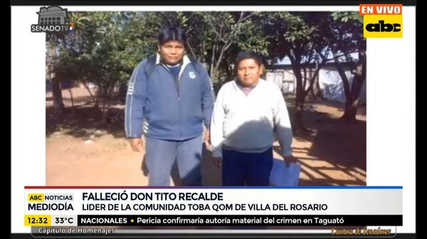 Líder indígena falleció por COVID-19 - ABC Noticias - ABC Color
