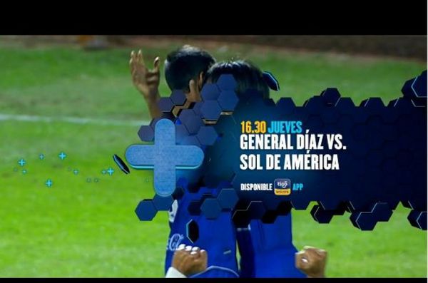 General Díaz y Sol de América se miden en el Nido