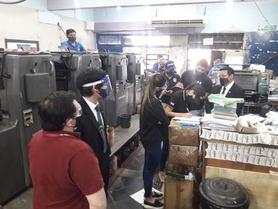 Allanan imprenta que estaría conectada con facturas truchas - Nacionales - ABC Color
