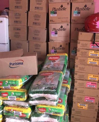 Incautan presunta mercadería de contrabando por un valor de G. 60 millones en Capiatá - Nacionales - ABC Color