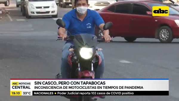 Inconsciencia de motociclistas en tiempo de pandemia - ABC Noticias - ABC Color