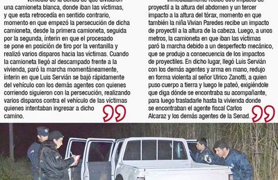 Segunda convocatoria para el juicio oral por homicidio de la niña Vivian - Nacionales - ABC Color