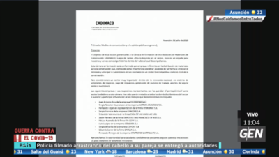 HOY / Luis Lavigne, sobre creación de la Cámara de Distribuidores de Materiales de Construcción