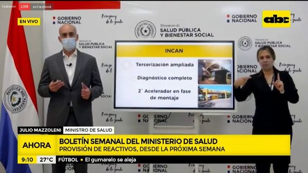 Aceleradores del INCAN entrarán en funcionamiento en 7 a 10 días, según Mazzoleni - ABC Noticias - ABC Color