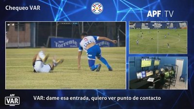 Así fue la revisión del VAR en los partidos de 12-Olimpia y Guaraní-Nacional