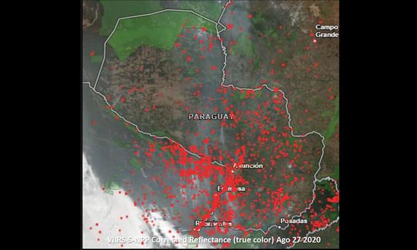 Registran casi 3.000 focos de calor en el país – Prensa 5