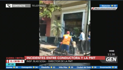 HOY / Blas Sosa, director de la PMT de Asunción, sobre incidentes con una conductora