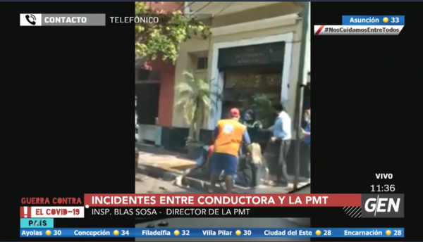 HOY / Blas Sosa, director de la PMT de Asunción, sobre incidentes con una conductora