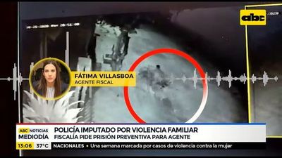 Imputan por violencia familiar a policía que arrastró a su pareja del cabello - ABC Noticias - ABC Color