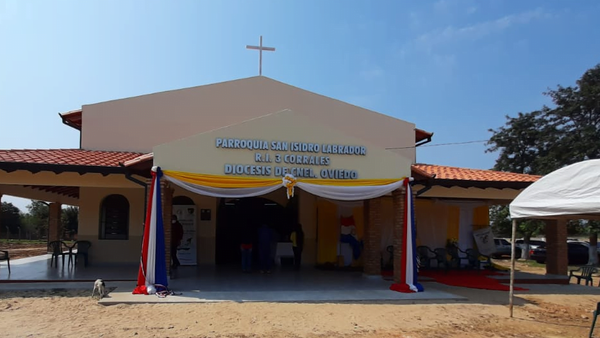 Nueva parroquia en R.I 3 Corrales fue inaugurada - Noticiero Paraguay