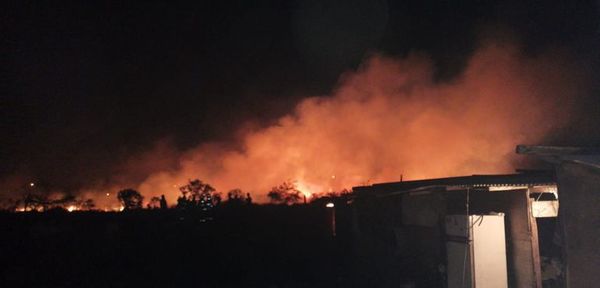 Asunción en llamas: Otro incendio de gran magnitud en la capital - Nacionales - ABC Color