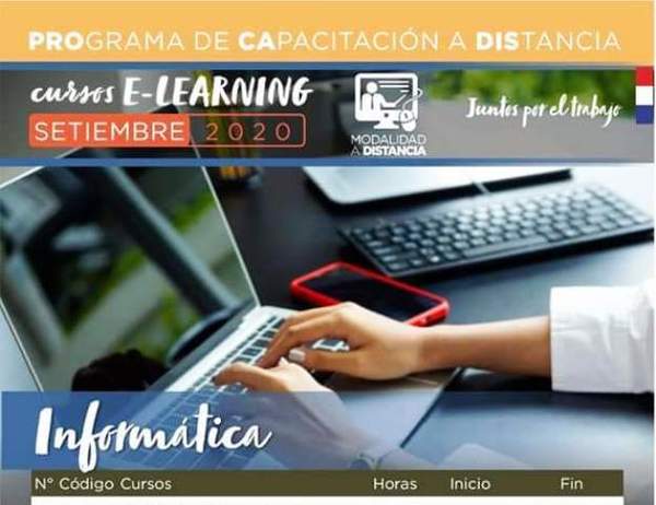 Ofrecen 894 cursos online para jóvenes y adultos •