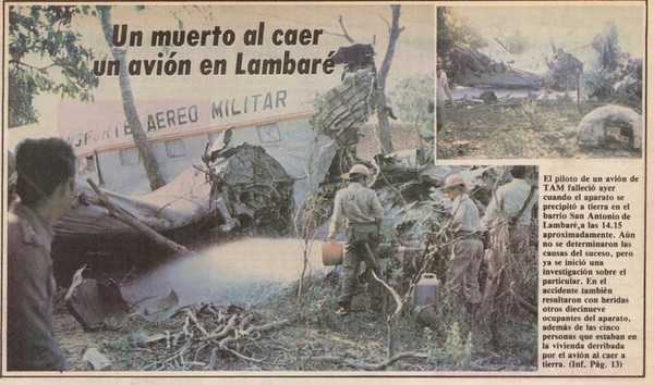 A cuatro décadas de la proeza de un piloto que salvó 19 vidas - Notas - ABC Color