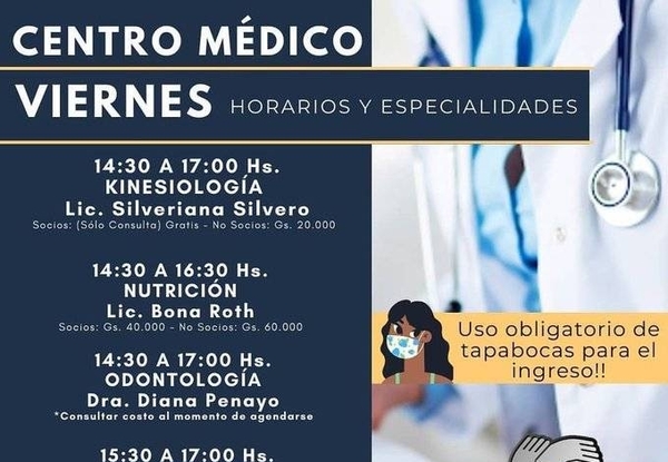 HOY / Bona Roth, Nutricionista de la Cooperativa Nazareth, sobre las atenciones gratuitas que realizaron en el Centro Médico Nazareth