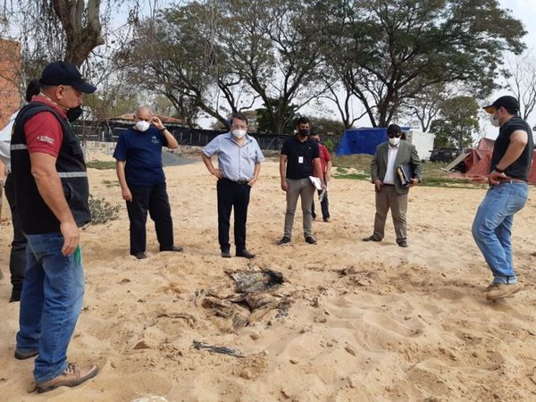 Laguna Cerro: constataron residuos de pelambre enterrados