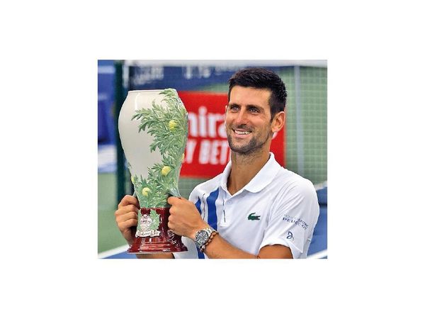 Djokovic festejó en Cincinnati