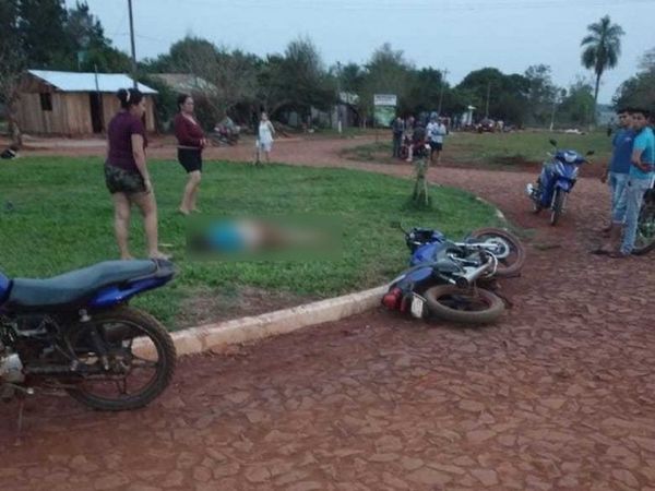 Adolescente de 15 años muere por caída de una moto en Ñacunday