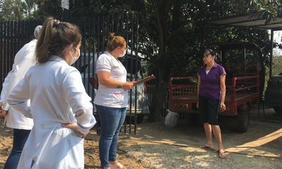 Visitan a vecinos para relevar datos sobre la situación de salud durante pandemia
