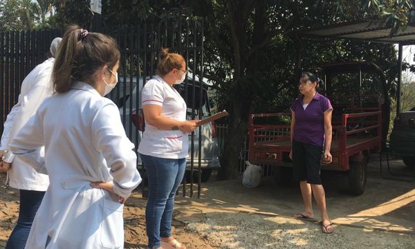 Visitan a vecinos para relevar datos sobre la situación de salud durante pandemia