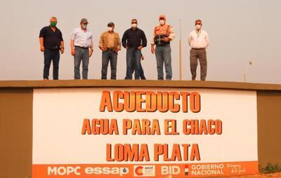 Mario Abdo inauguró el Acueducto en el Chaco Central