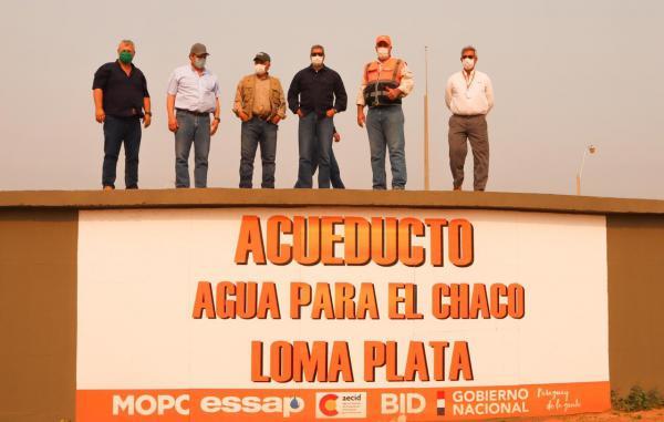 Mario Abdo inauguró el Acueducto en el Chaco Central