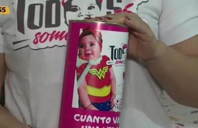 Colecta solidaria nacional: Preparan miles de alcancías para Bianca