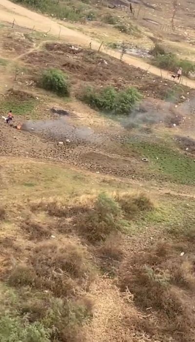 Policía y Municipalidad intervienen ante quemazones provocadas en zona del Cerro Lambaré - Nacionales - ABC Color