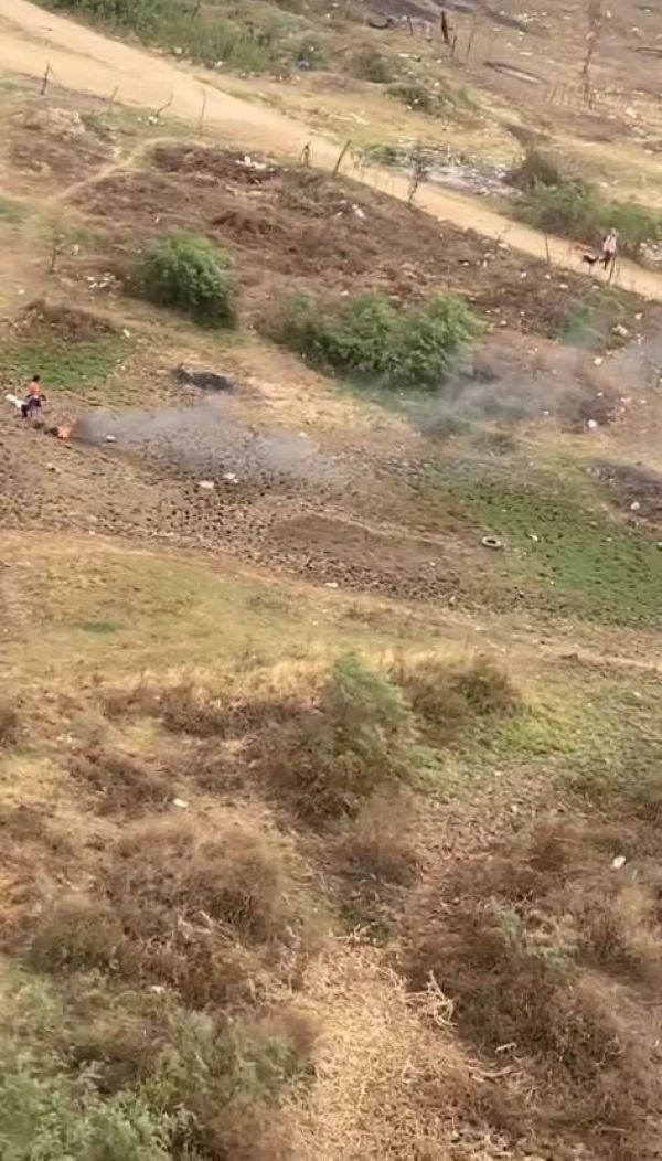 Policía y Municipalidad intervienen ante quemazones provocadas en zona del Cerro Lambaré - Nacionales - ABC Color