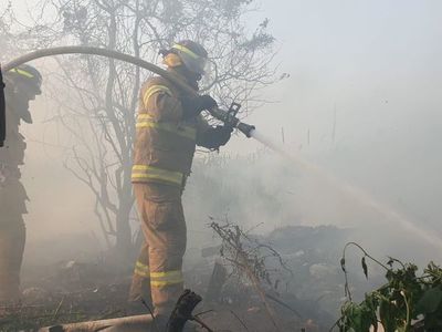 Incendio de “gran magnitud” en zona de Cateura - Nacionales - ABC Color