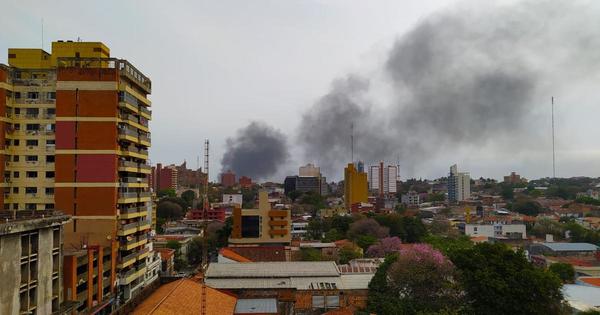 Bomberos de Sajonia reportan incendio de gran magnitud en la zona