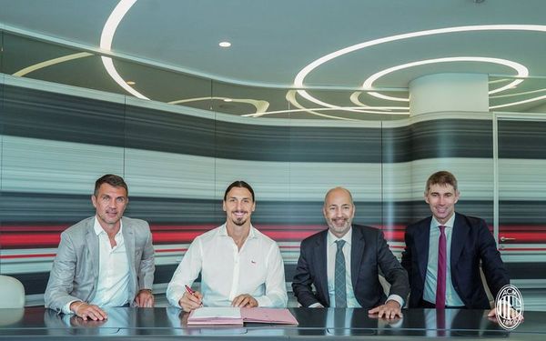 Zlatan Ibrahimovic jugará un año más con el Milan - Fútbol - ABC Color