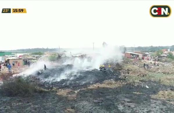 Incendio forestal de gran magnitud en Bañado Sur - C9N