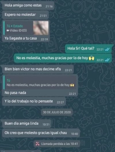 Crónica / Denunció en redes que era víctima de acosos