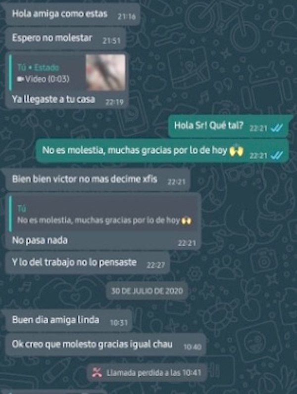 Crónica / Denunció en redes que era víctima de acosos