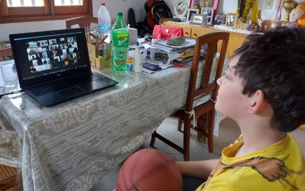 Entrenamiento virtual de Mini con Pinocho - Básquetbol - ABC Color