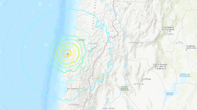 Sismos de alta intensidad en costa chilena